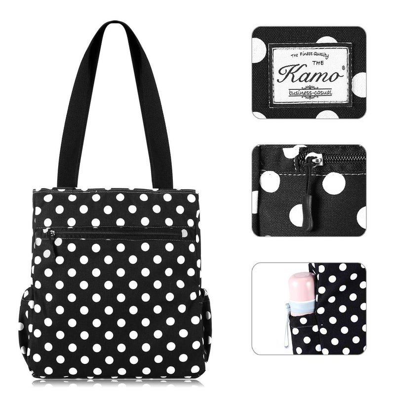 KAMO Floral Tote - Shoulder Stylish Shopping Casual Foldaway Travel Handbag for Women - Image 4